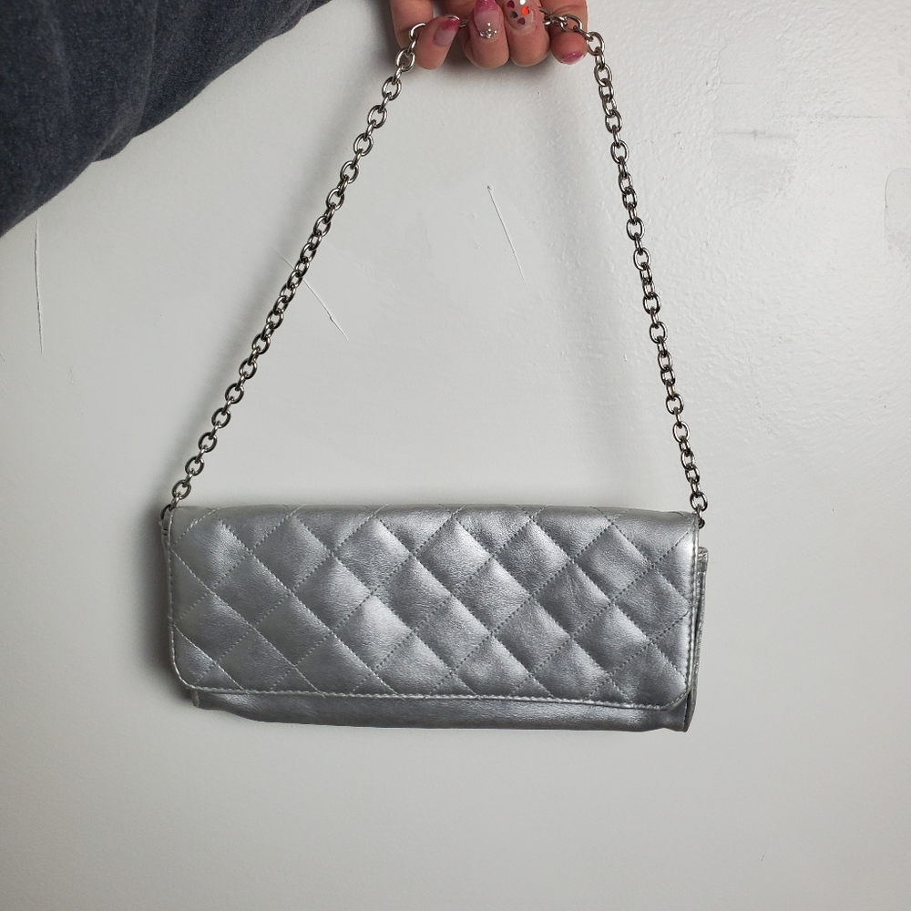 Celine Dion Sensational Silver Cushioned Bag - Picture 12 of 15